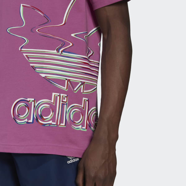 fialová Tričko Hyperreal Short Sleeve
