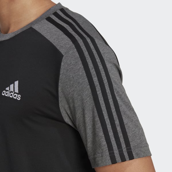 Schwarz Essentials Mélange T-Shirt UG169