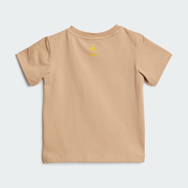 Brown ADIDAS DISNEY MICKEY MOUSE TEE