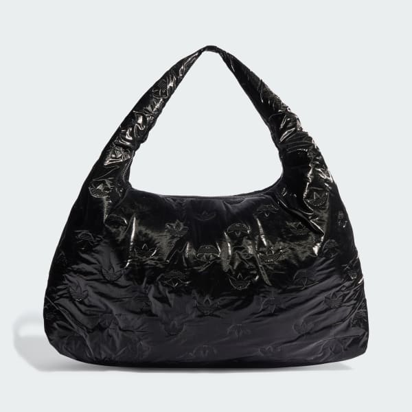 adidas Puffy Satin Shoulder Bag - Black | Lifestyle | adidas US