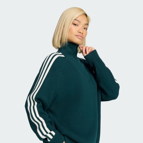 ADIDAS ORIGINALS FUNNEL NECK QUARTER ZIP Sweatshirt