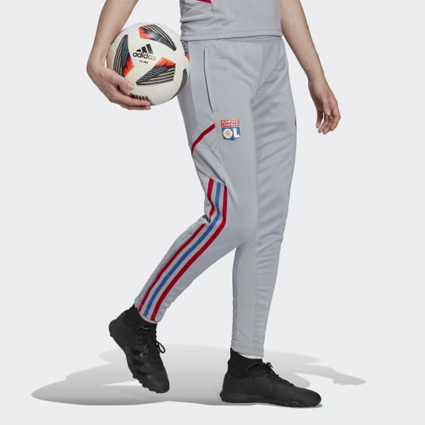 adidas Olympique Lyonnais Tiro 21 Training Pants Grey adidas