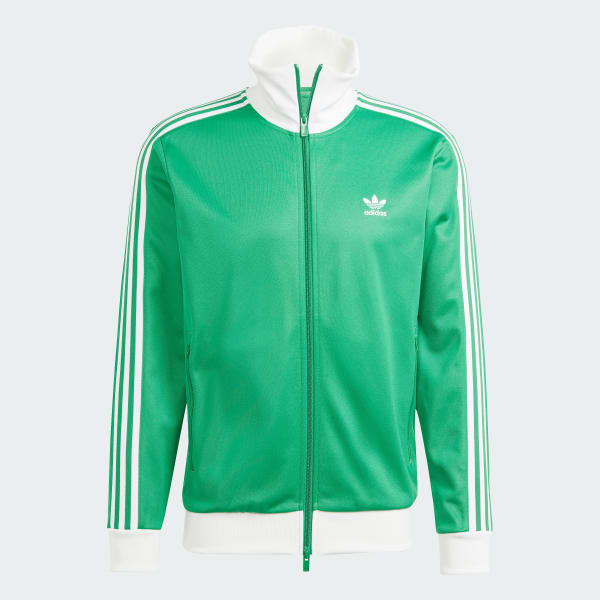 Adidas beckenbauer track top green clearance