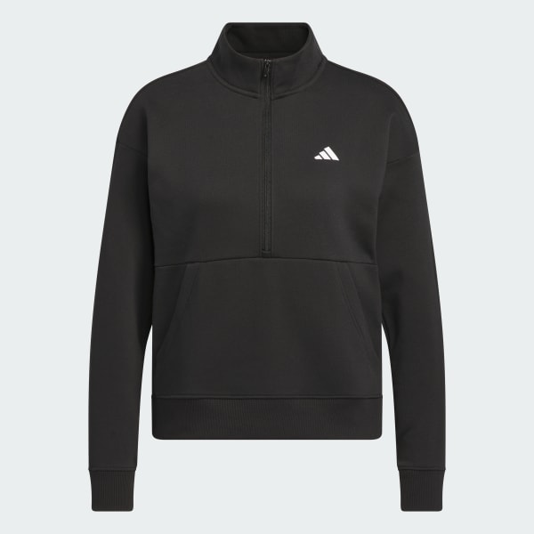 ジャケット・アウター SO ORIGINAL HALF ZIP PADDING VEST(BLACK) adidas Half-Zip Jacket - Black | Free Shipping with adiClub