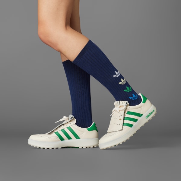 สีขาว รองเท้ากอล์ฟแบบไร้ปุ่ม Coursecup