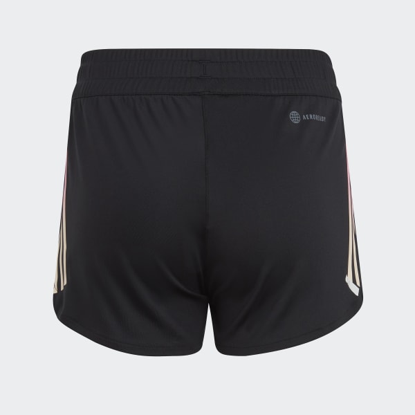 Schwarz AEROREADY 3-Streifen Knit Shorts