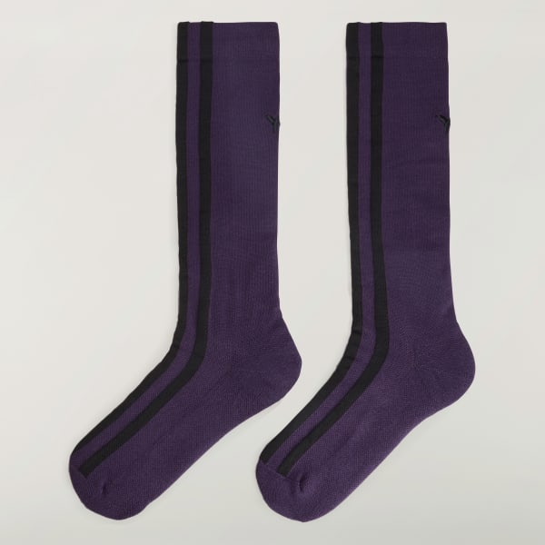 パープル Y-3 STRIPES SOCKS