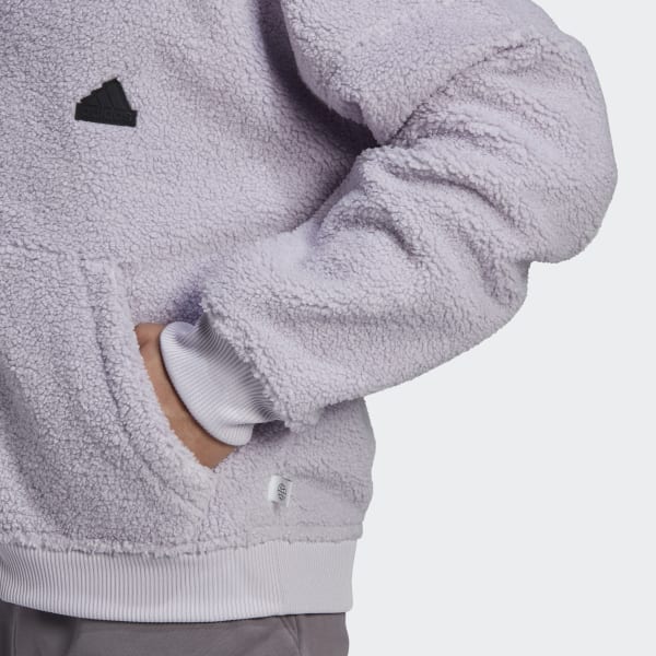 Purple Polar Fleece Full-Zip Sweatshirt
