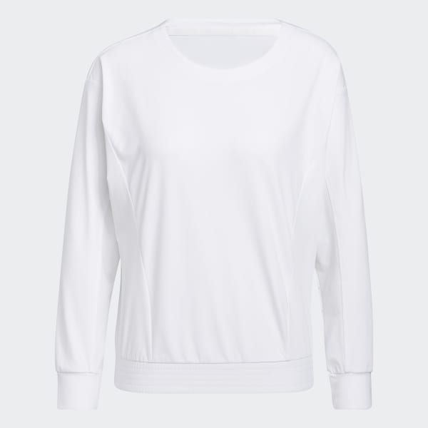 White GO-TO PULLOVER CN197