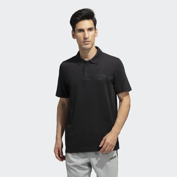 Black Brilliant Basics Polo Shirt 26353