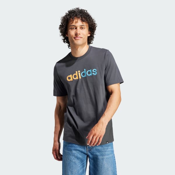 Grey Photo Real Linear Tee