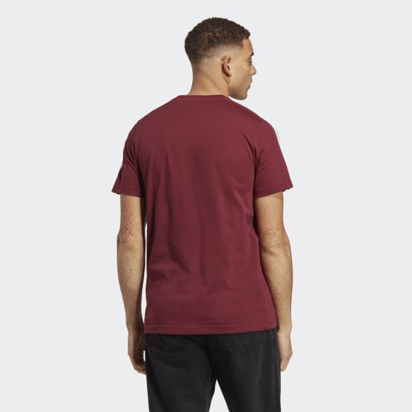 Granate Polo Essentials 3 Tiras Tejido Jersey