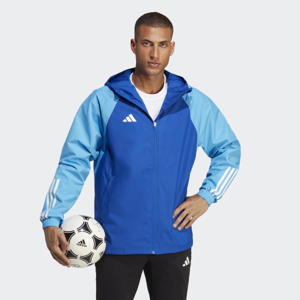 adidas Tiro 23 Competition All Weather Jack Blauw adidas