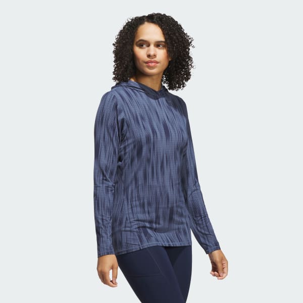 Blue Ultimate365 Printed Hoodie