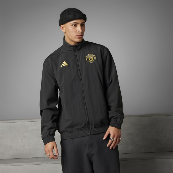 adidas Manchester United Stone Roses Anthem Jacket Black