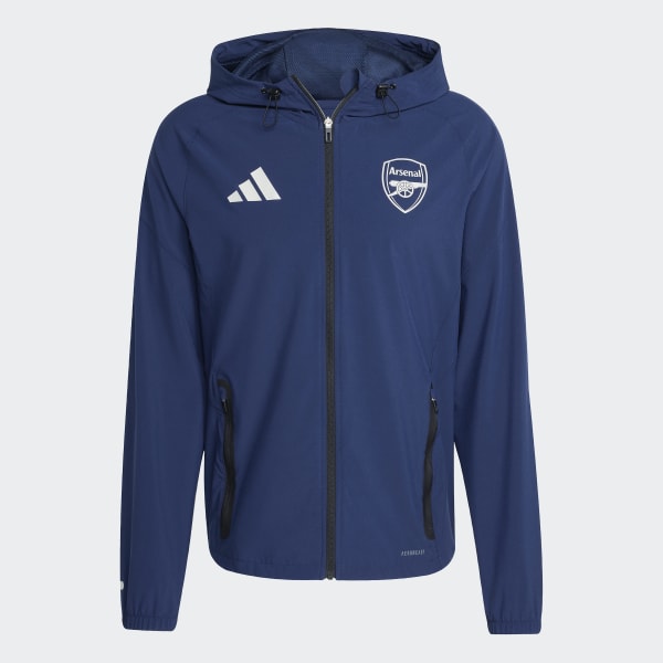 adidas Arsenal Tiro 25 Competition Vis Tech Travel Jacket - Blue
