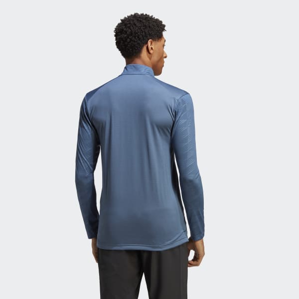 adidas TERREX Multi Half-Zip Long Sleeve Tee - Blue | Men's Trail Running |  adidas US