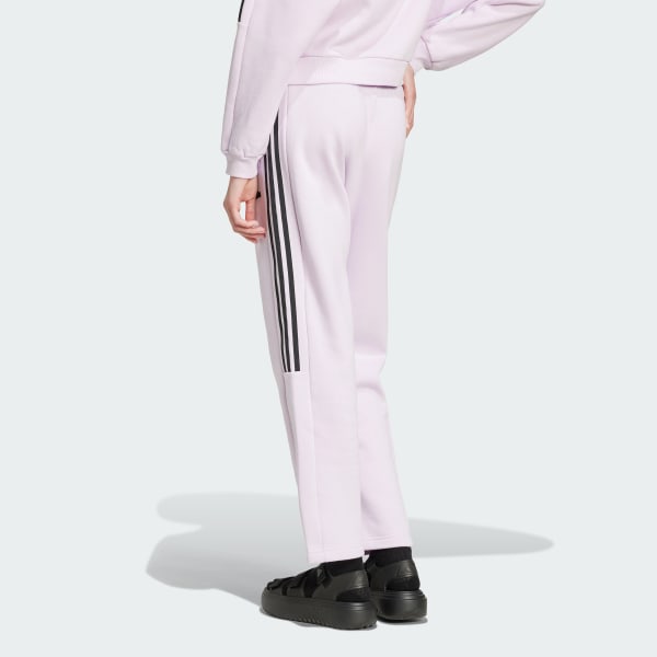 Purple Tiro Cut 3-Stripes Fleece Joggers