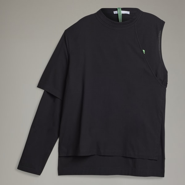 Schwarz CH2 Dry Crepe Jersey Longsleeve QD793