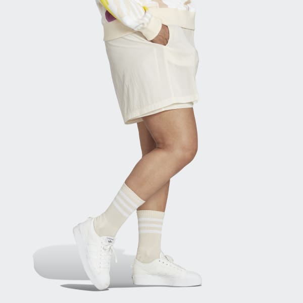 Beige Thebe Magugu x adidas Shorts (Plus Size)