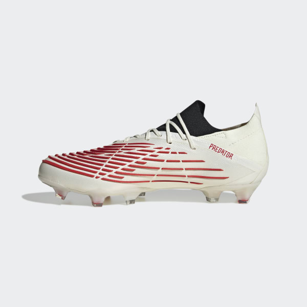 Shipping Worldwide adidas Predator Edge.1 Low FG Football - Black/White/Red