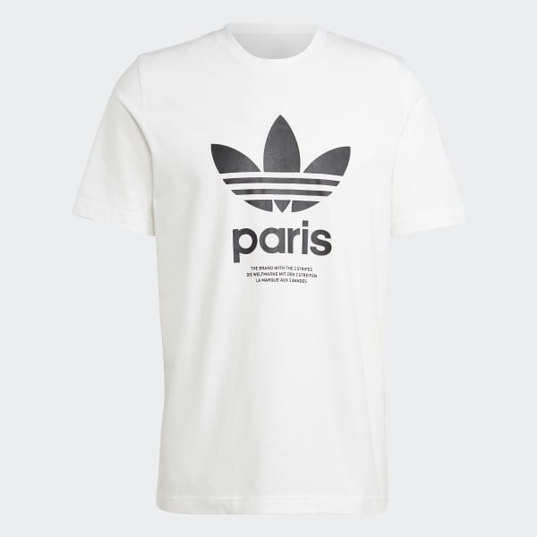 bílá Tričko Icone Paris City Originals