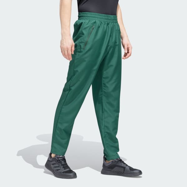 Green Graphic Track Pants