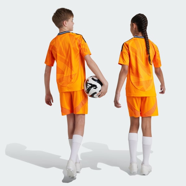 Orange Kit Extérieur Real Madrid 24/25 Enfants