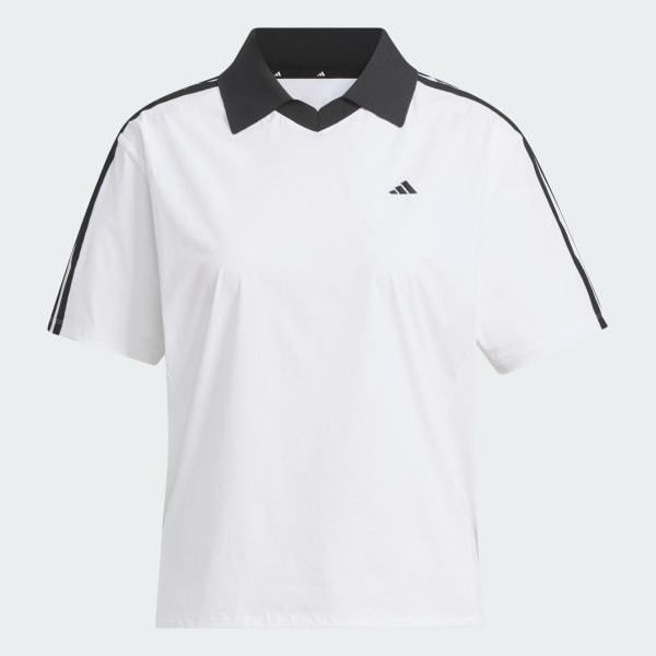 White 3-STRIPES WOVEN SHORT SLEEVE Shirt
