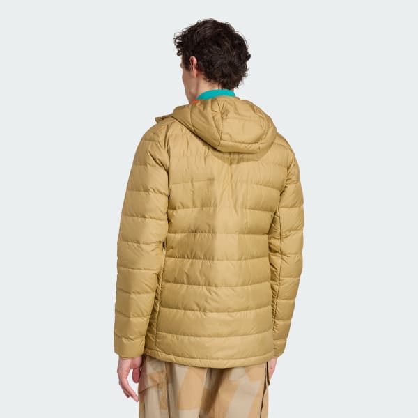 Marron Casaca con Capucha Terrex Multi CLIMAWARM de Plumón Ligero