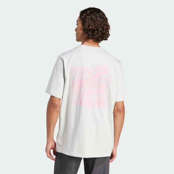 grijs Japan Manga Graphic T-shirt