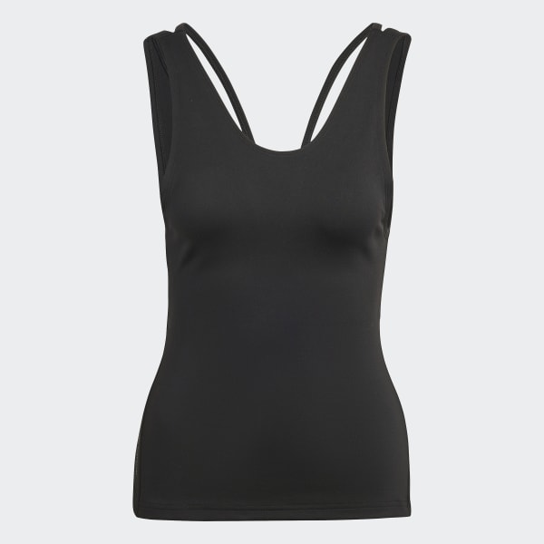Black Yoga Studio Tank Top
