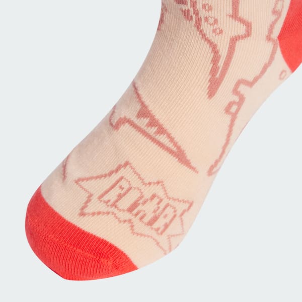 Rojo Medias Adiraptor Kids 3 Pares