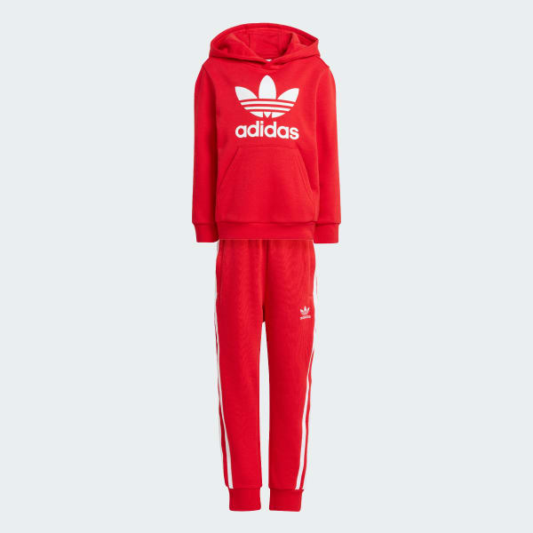 adidas Adicolor Hoodie Set Kids Red adidas Ireland