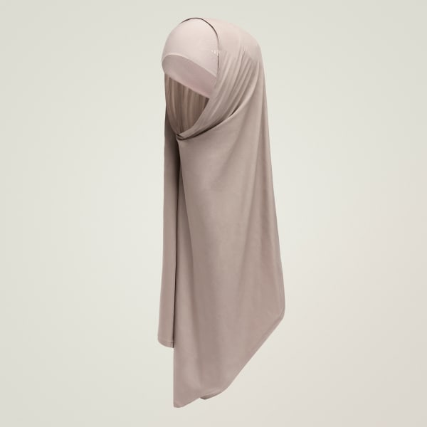 Marron Hijab avec sous-casquette adidas by Stella McCartney