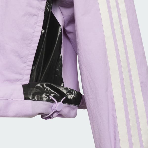 ジャケット・アウター sssss アディダス ガールズ ウーブン ルーズフィット フルジップ ジャケット