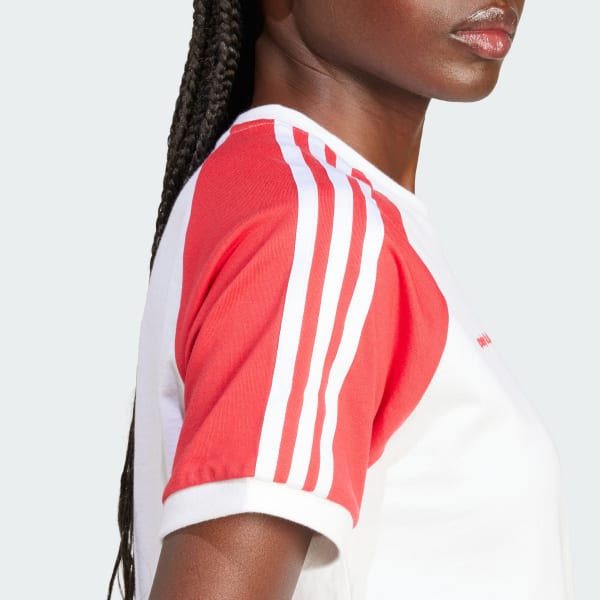 adidas Sporty & Rich Tee - White | Free Shipping with