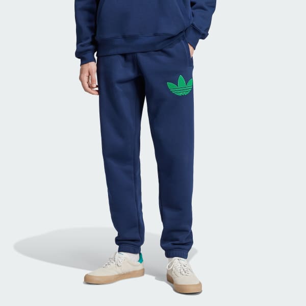 Adidas trefoil fleece pants new arrivals