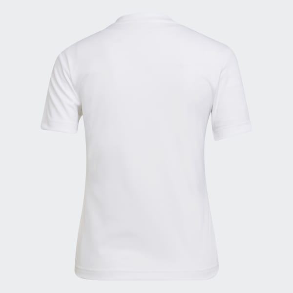 Blanco Camiseta de Fútbol Entrada 22