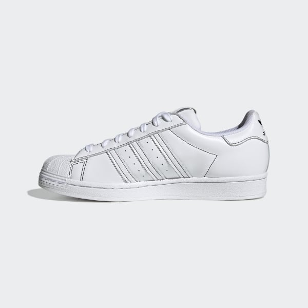 White Superstar Shoes LRF47