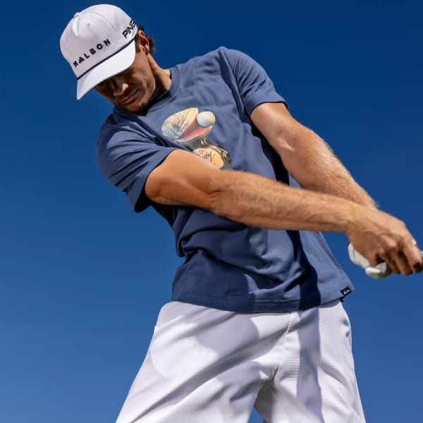 アディダス 【ゴルフ】MALBON クラムベイTシャツ - グリーン