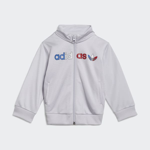 adidas Adicolor Track Suit Grey adidas New Zealand
