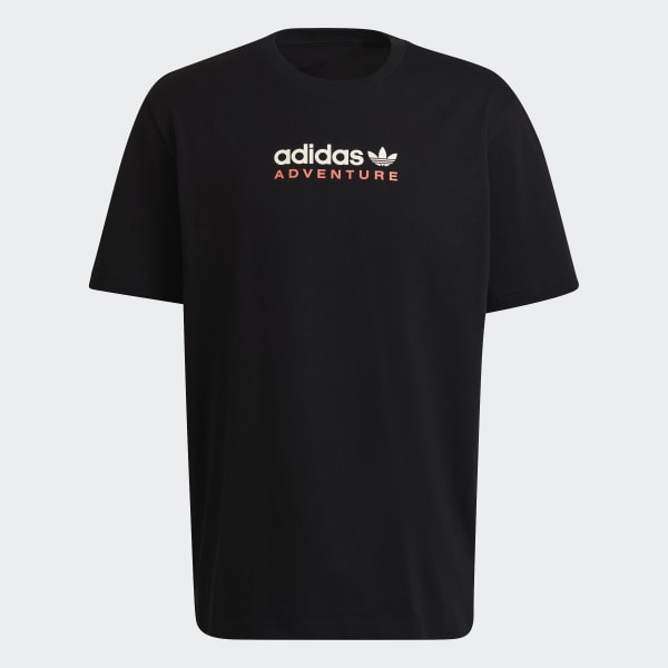 Nero T-shirt adidas Adventure Mountain Spray