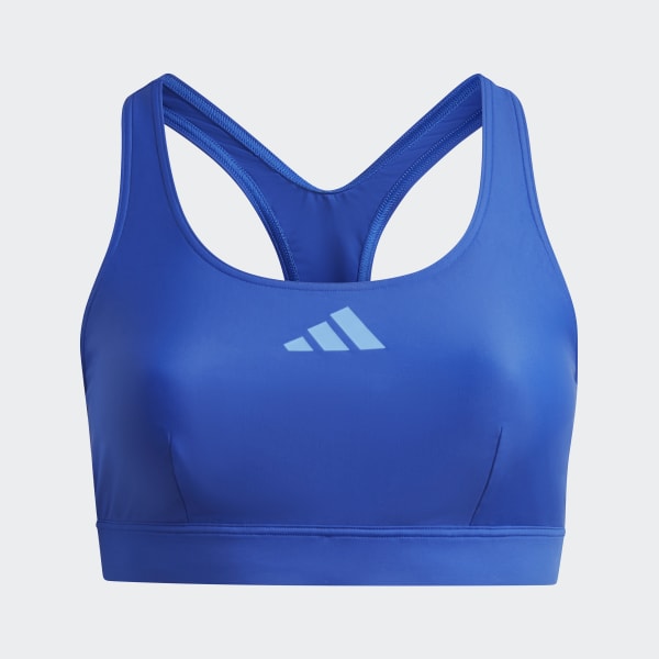 Blue Sporty Bikini Top (Plus Size)