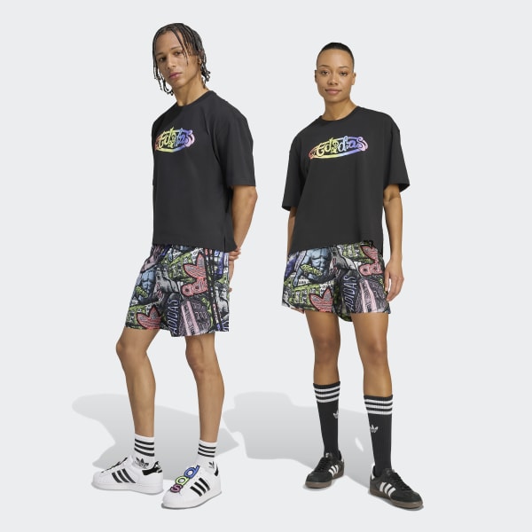 adidas x Jeremy Scott AOP Shorts - Multicolor | Free