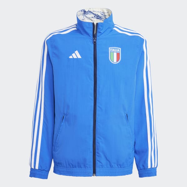 Blau Italien Anthem Jacke