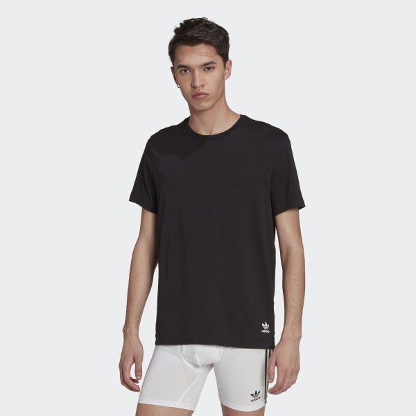 Noir T-shirt en coton Comfort Core