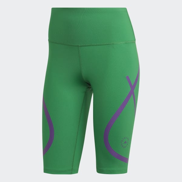 Zielony adidas by Stella McCartney TruePace Cycling Shorts SU535