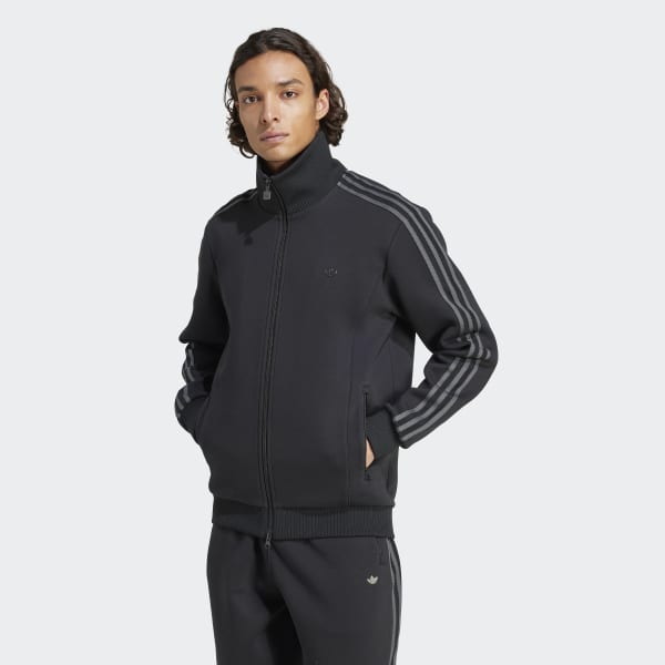 【adidas Originals】SATIN TRACK TOP adidas Premium Track Top - Black | Free Shipping with