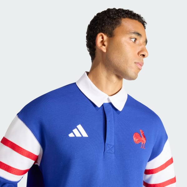 FFR HERITAGE POLO - FFR RUGBY POLO SHIRT (LONG SLEEVE)